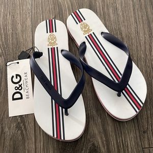 NWT Dolce & Gabana Flip Flops